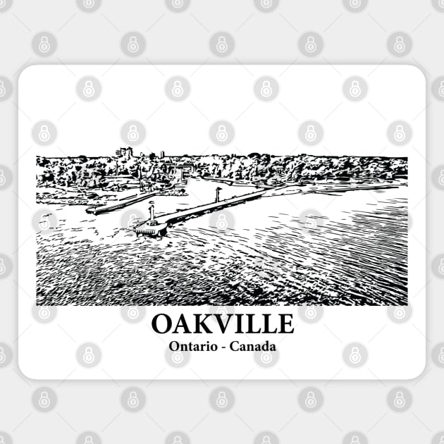 Oakville - Ontario Magnet by Lakeric